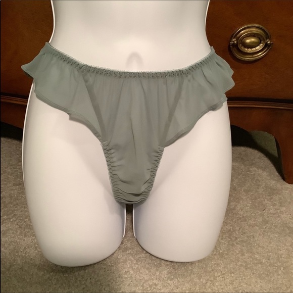 EUC Victoria’s Secret Sage Chiffon Babydoll - Picture 4 of 5